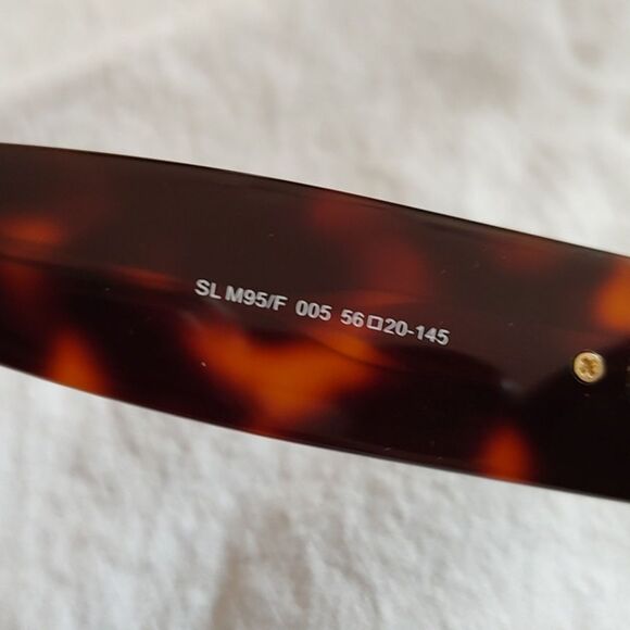 Saint Laurent Authentic Havana Women's Sunglasses New In Case. - Picture 5 of 8